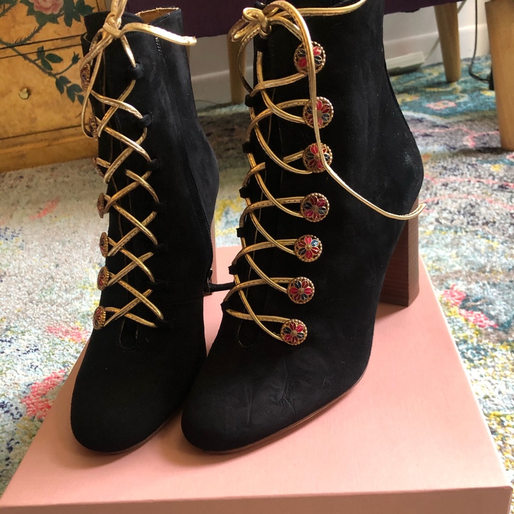 Sezane X Manoush Polina Heel Boot NW Box